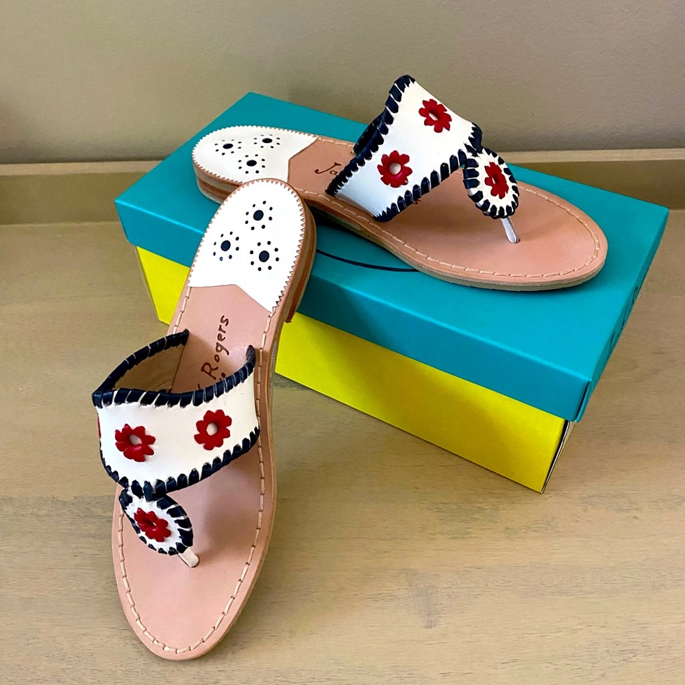New in box. Jack Rogers - “Patriotic Jack”. Perfect for Memorial Day/July 4th!
